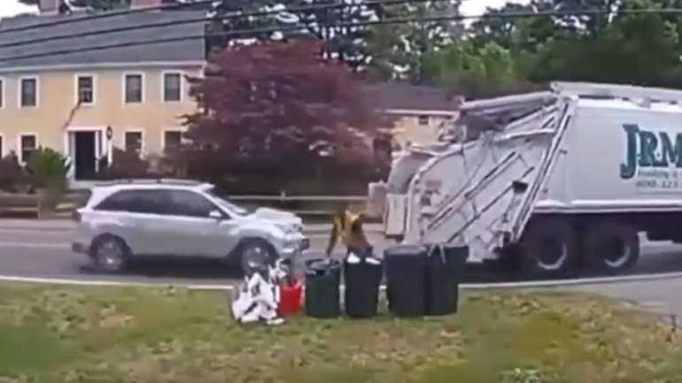 Δεν είδε ολόκληρο απορριμματοφόρο!